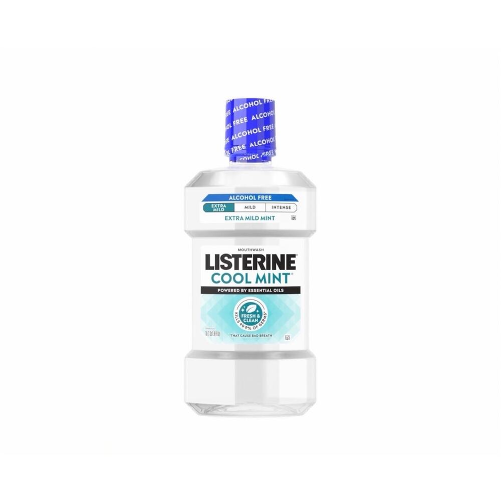 Listerine Alcohol-Free Mouthwash Extra Mild Cool Mint 500 ml/ 16.9 fl oz -Sealed